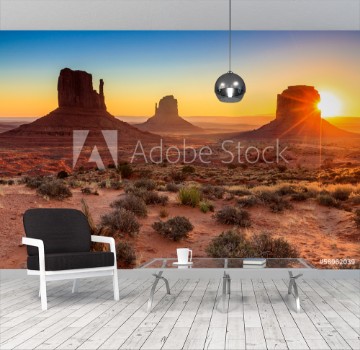 Picture of Monument Valley twilight AZ USA